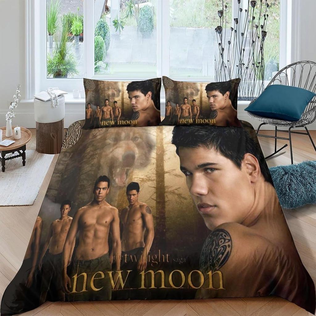 Bella Vampire Girl Bedding Sets Exquisite Bed Supplies Set The Twilight Duvet Cover Bed Comforter Set Bedding Set Birthday Gift
