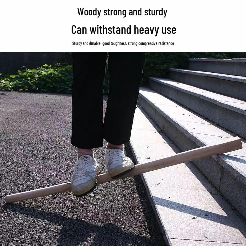 Durable Outdoor Pickaxe with Sturdy Oval Wooden Handle