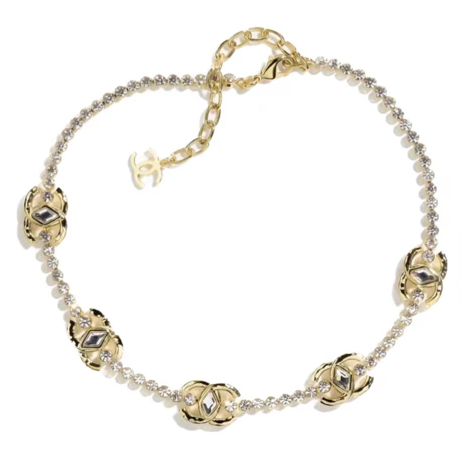 

Chanel Fashion Casual Classic Metal Necklace Women necklace AB9925-B09972-NM120 Box+Shopping Bag