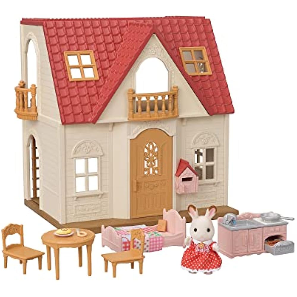 Sylvanian Families House [First Sylvanian Family] DH-08 ST Mark Certified Toy Doll House for Ages...
