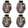 Mode Neu Damen Herren Rick Und Morty 3D Druck Lässig Hoodie Sweatshirt Oberteile