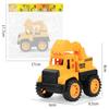 Cartoon Baufahrzeug Rückziehauto Spielzeug 4 Bagger Muldenkipper Form Auto Spielzeug