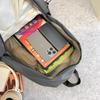 Schoolbag Simple Large Capacity Ins Solid Color Computer Backpack University High School Schoolbag Mori Department Campus Canvas Backpack Men and 
