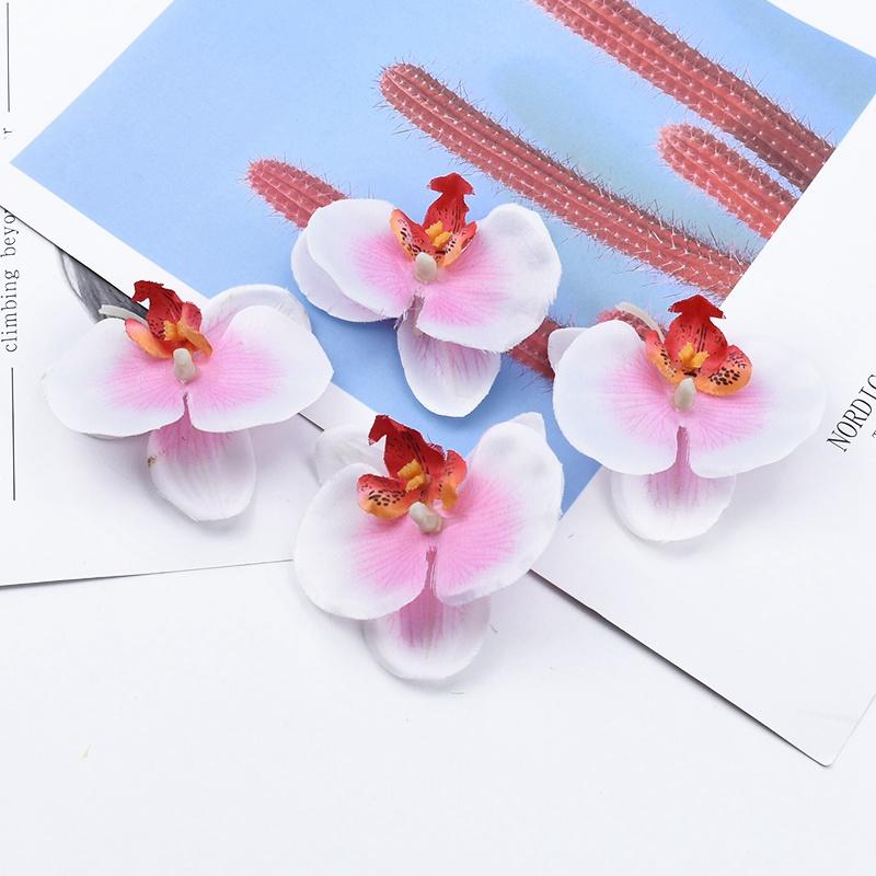 

Орхидея-бабочка Шелковые Искусственные Цветы Свадебный Декор DIY Подарочная Коробка Скрапбукинг Сад на Открытом Воздухе Дом Ваза Стол Гирлянда Заколка для Волос 50 Pcs