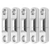 5pcs Set Stainless Steel Column Type 360 Degrees  Rotary Bearing Swivels Fishing Swivels Hook Connector6#
