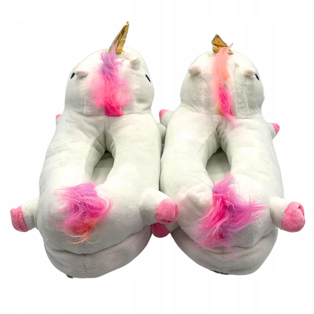 Unicorn Rainbow Winter Slippers For Women, Children, Warm 35-38