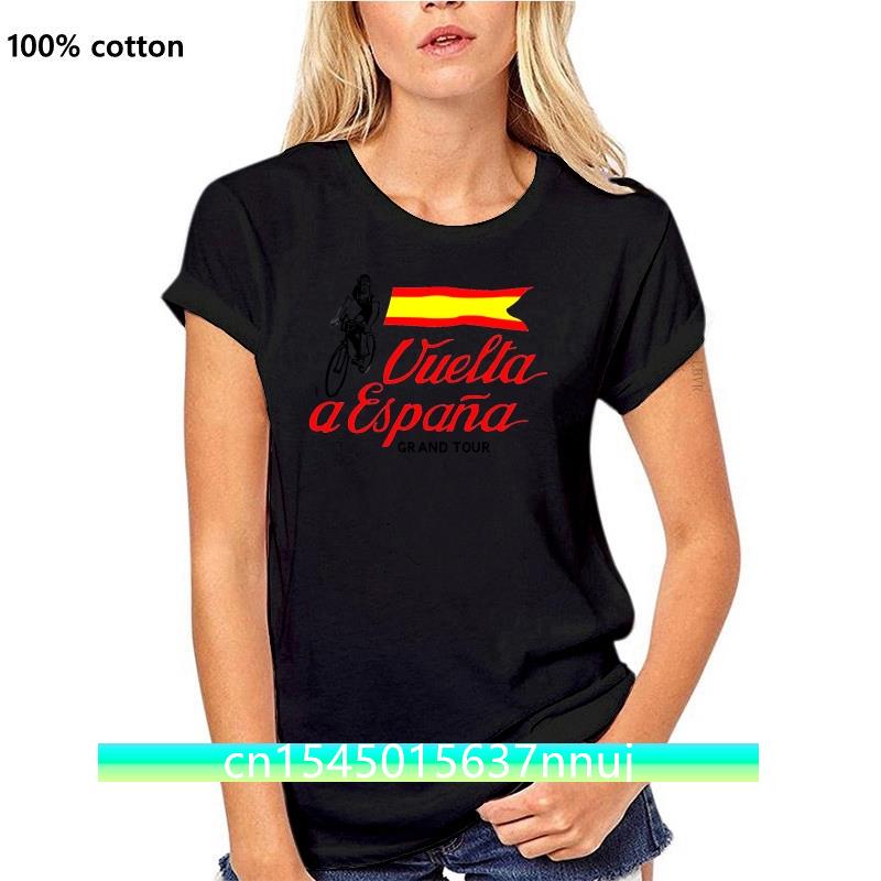 Nové tričko Vuelta A Espana s potiskem pro pánské vintage španělské cyklistické tričko s motivem Grand Tour ve Španělsku