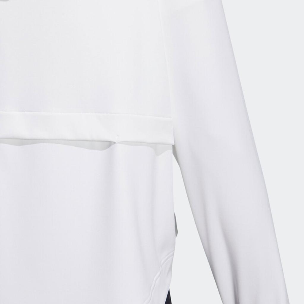 Adidas Solid Color Logo Embroidered Zip-Up Hooded Jacket Women Jackets White HR2581