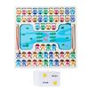 Montessori Magnetic Wooden Fishing Game Toy for Toddlers Alphabet Fish Catching Counting Games Puzzle Preschool Learning ABC Toy