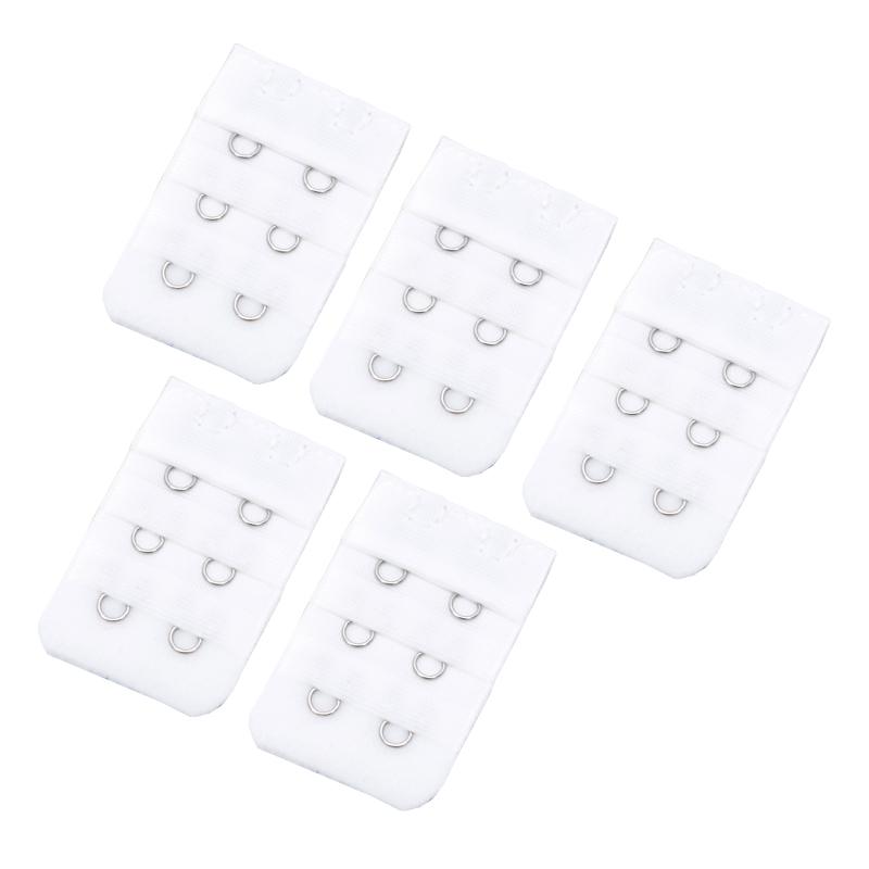5Pcs Bra Extender Strap Extension 2 Hooks 3 Rows Women Intimates Adjustable Bra Hook Extenders Womens Handmade DIY Accessoires