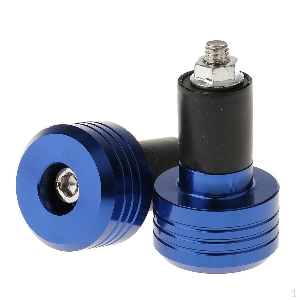 

2 шт. Алюминиевые ручки для руля велосипеда диаметром 22 мм, заглушка торцевой крышки