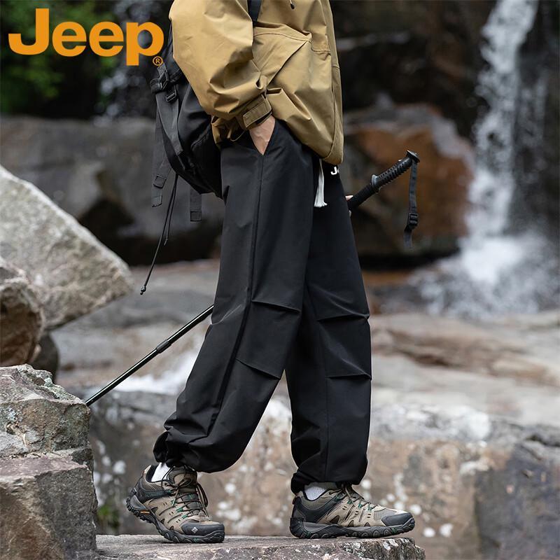 

JEEP Men s Loose Fit Cargo Pants L