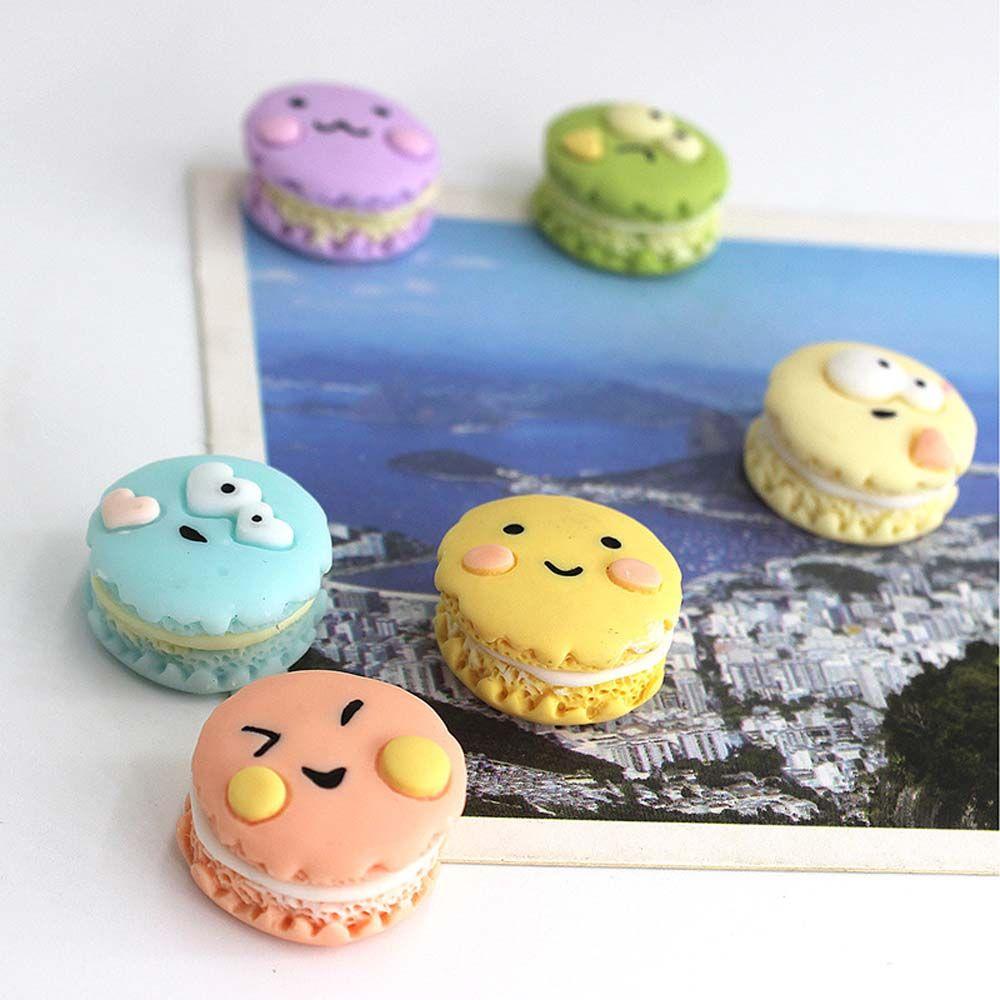 

Whiteboard Food Model Macaron Fridge Magnets Message Sticky Home Decoration Refrigerator Stickers
