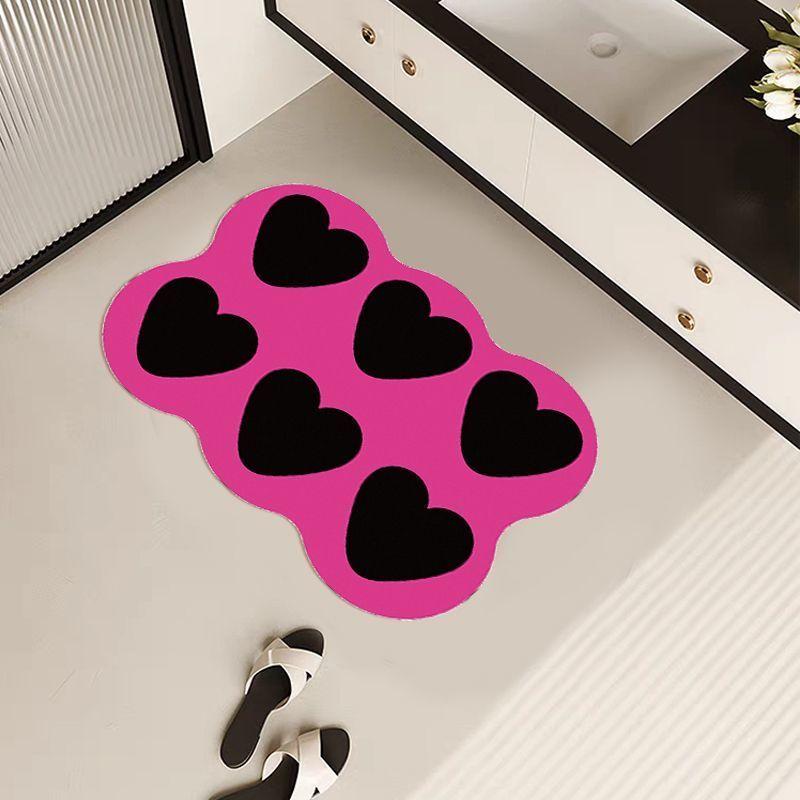 

Bathroom non slip floor mat, door absorbent diatomaceous earth soft cushion, anti fall foot mat, quick drying 40X60cm 15.7X23.6in