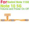 Power ON OFF Mute Switch Control Key Volume Button Flex Cable for Xiaomi Redmi Note 10 5G / Note 11SE Power On Off Volume
