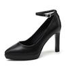 Spring and Autumn Casual Fashion Pointed Toe Elegant Sexy Comfortable Buckle Banquet Wedding Stiletto Heel