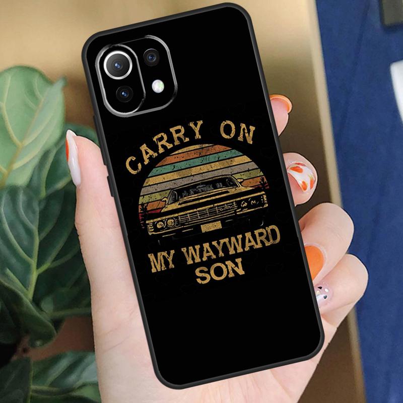 Supernatural CARRY ON MY WAYWARD SONS Hoesje Voor Xiaomi 13T 13 14 Pro 11T 12T 12 Lite 12X POCO F5 X3 X4 X5 Pro F3 F4 M5s C65 Cover