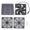 Solcelledrevet avtrekk Solcellepanel Avtrekk Høyt for Luft Kylling Hund og Kjæledyr 12V 3W Vifte, Vifte, Effektivitet, Monokrystallinsk, Sirkulasjon, Hønsehus, Hus,