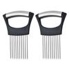 Onion Cutter Holder Universal Vegetable Chopper for Onions Tomatoes Potatoes No-mess Food Prep Tools