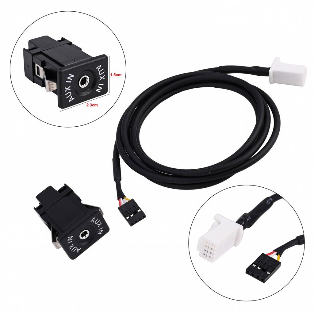 Reliable Car Radio AUXIn Socket Adapter for Suzuki Black Wire Audio [73]
