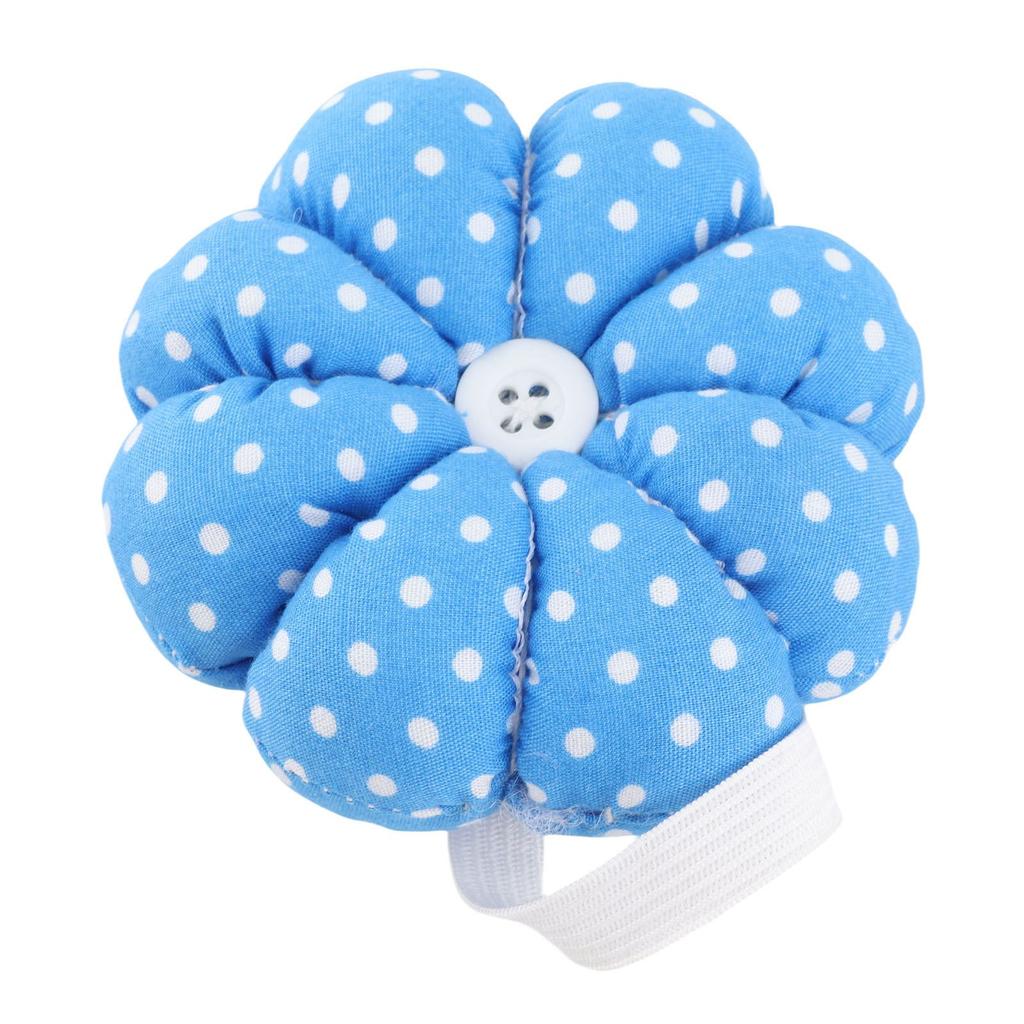 New Sewing Needle Pin Cushion Pumpkin Shaped Holder Wrist Strap Craft   Tool (Pink)