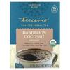 Teeccino pražený bylinný čaj s pampeliškou a kokosem bez kofeinu, 10 čajových sáčků, 60 g (2,12 oz)