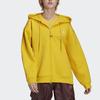 Adidas X Stella McCartney Logo Sports Hoodie Women Hoodies Yellow GU1617