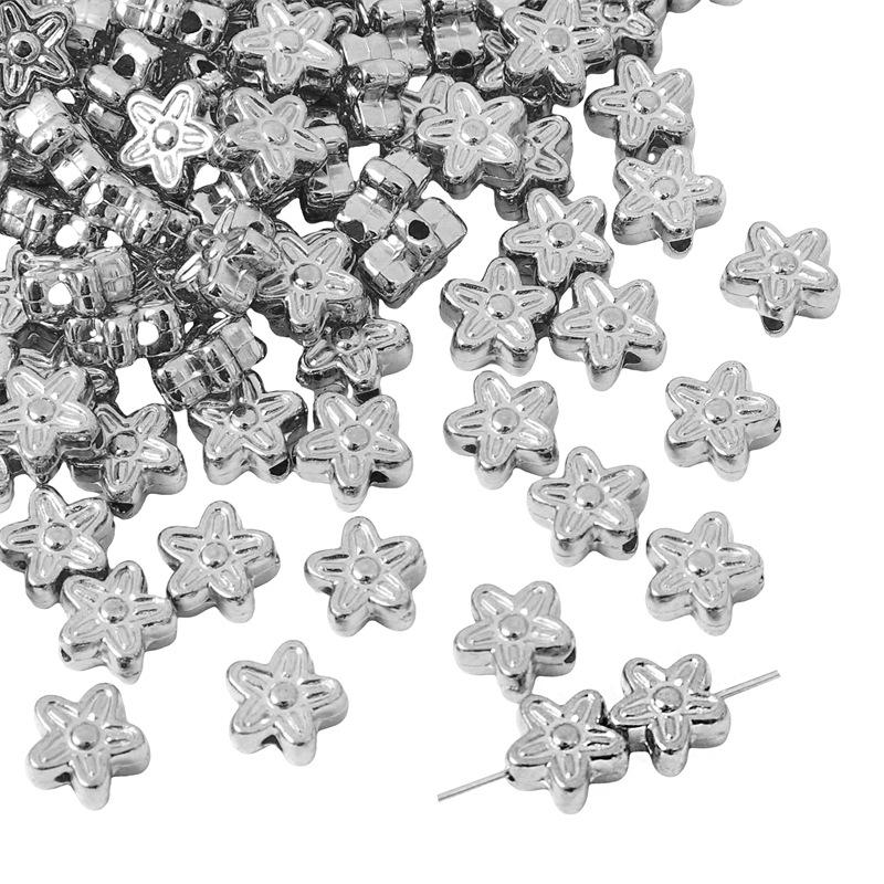 Fishtail Star Butterfly Blumen-Abstandshalterperlen - Schmuckzubehör für DIY Halsketten, Armbänder und Ohrringe