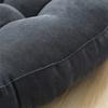Grey Big Round Floor Seat Pillows Cushions Pouf Tufted Corduroy Tatami Pillow Reading Cushion Pad Casual Seating for Adults Kids