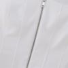 2023 Summer Sexy White Zipper Tube Top for Women - European & American Style