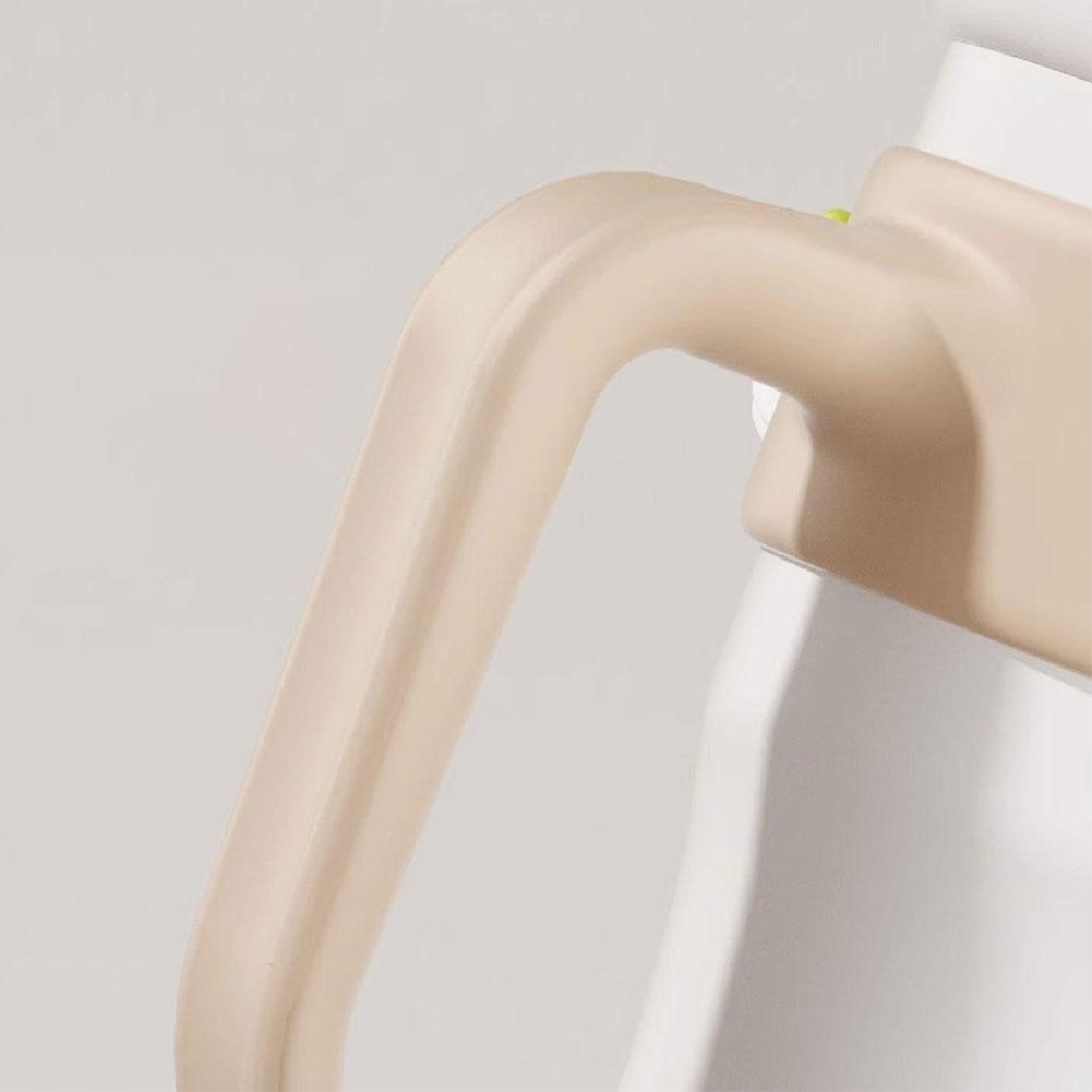 1.25L Insulated Mug Thermal Water Cup with Handle and Straw Cold Drink Bottle Stainless Steel Sports Bottle for Outdoor Sports