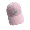 alo 3D Letter Embroidered Soft Top Baseball Cap for Women Casual and fashionable all-season Korean-style sun hat for men
