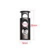 10 pcs Double Hole Metal Stopper Apparel Sewing Accessories Metal Clamp Stopper Cord Lock Toggle Shoelace Sportswear Accessories