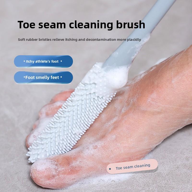 

Soft Rubber Foot Brush Toe Scrubber for Callus Removal and Exfoliation set сірий