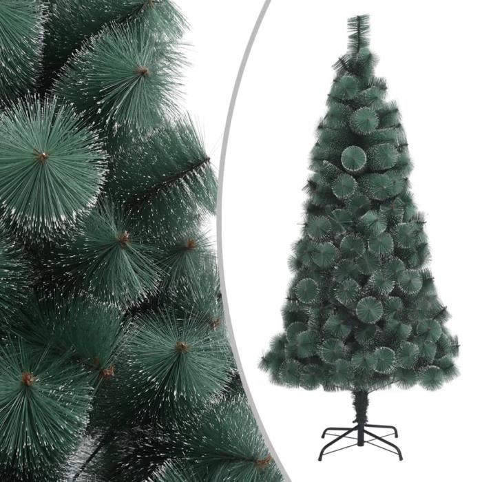 VidaXL Sapin de Noël artificiel avec support Vert 180 cm PET