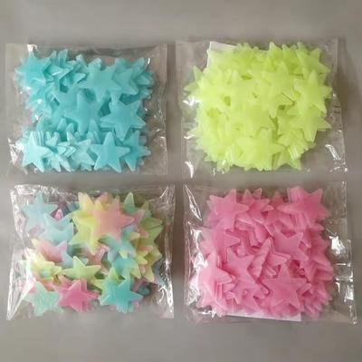 100 Pezzi Adesivi Murali Decalcomania Luminescenti al Buio Camera da Letto Bambini Casa Decorazione Stelle Colorate Fluorescenti L… Altro