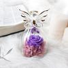 1 Set Little Angel Preserved Roses In Glass Forever Eternal Rose Flower Christmas Birthday Valentine Day Wedding Gift Women Girl