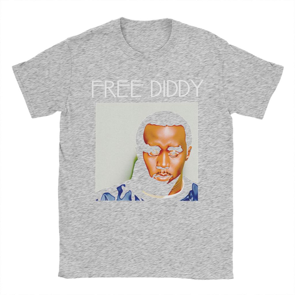 2026 FREE DIDDY Mens T Shirts Vintage Tees Short Sleeve O Neck TShirts Cotton Unique Tops
