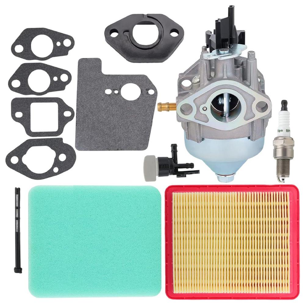 Choke Carburetor Kit 16100-Z8B-901 BB76AA for Honda GCV160LA0 GCV160LA1 Lawn Mower Engine with 5 Gaskets Fuel Filter Air Filter