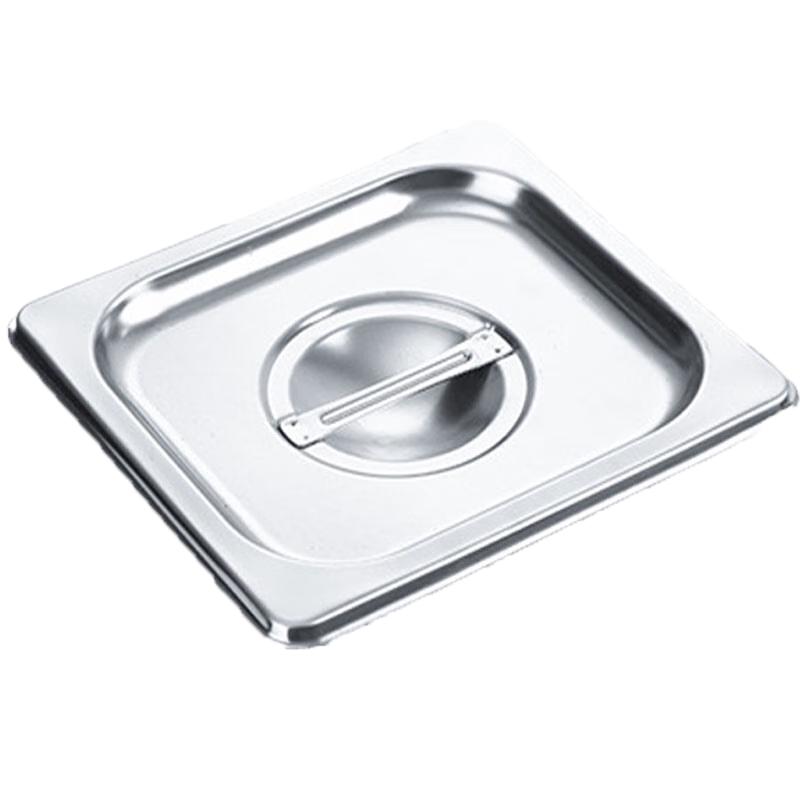 Stainless Steel Buffet Food Pan & Lid Fits 1/6 GN Pan