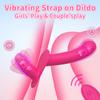 Double Dildo Wearable Panty Dildo Vibrator Adjustable Strapless Silicone Double Dildo G-spot Stimulation Remote Controls Erotica Toys