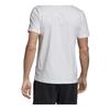 Adidas T Shirts Men's White Crew Neck Moderate Straight Fit EI4587