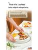 Portion Control Ceramic Plate: Round 3-Compartment, Square 5-Compartment for Diet & Kids' Meals