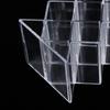 16/28 Cosmetic Lipstick Storage Box Transparent Acrylic Plastic Dormitory Desktop Multi-compartment Storage Rack