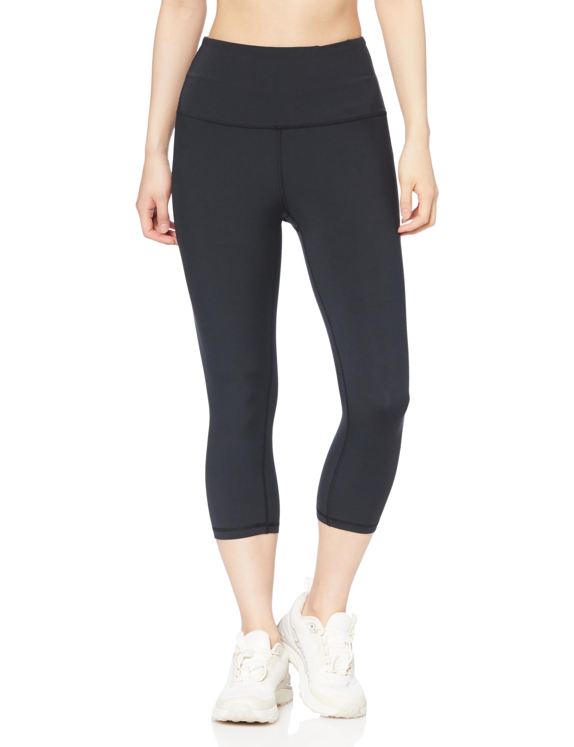 

Amazon Essentials Компрессионные капри Идеально для и Размер M Женские леггинсы с высокой посадкой, Йога, Тренировки, Бег, Спорт, Черный, чёрный