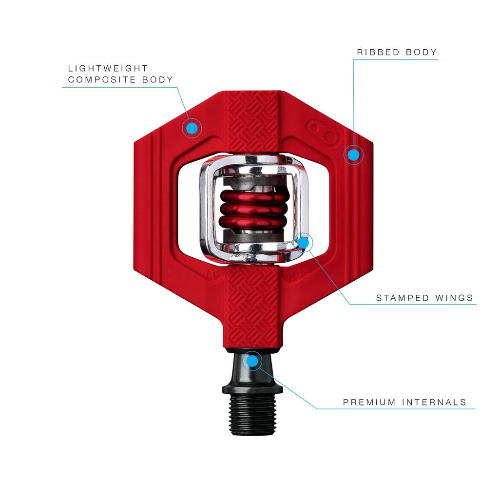 CRANKBROTHERS Candy 1 Red Pedals,