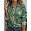 Large Size 3XL New Spring Autumn Women Shirts Fashion Cute 3D Animal