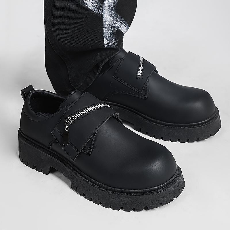 Fashion CYYTL Casual Mens Shoes Leather Loafers Office Work Boots Platform Outdoor Walking Fashion Sport Luxury Designer Sneakers Summer