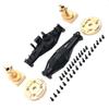 A71Z Carro RC Carcaça do Eixo Traseiro Latão Tampa da Porta do Copo Traseiro Kit de Eixo Para MJX 1/12 H12Y H12Y+ Acessórios de Upgrade para Carro RC