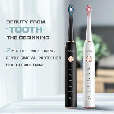 Sonic Smart Electric Toothbrush - 5 Cleaning Modes, USB Charging, Images & Barcodes Included